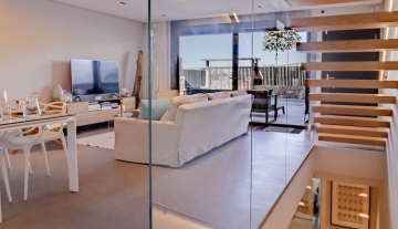 Resa estates Ibiza ses Torres for sale te koop pool 2024 staircase en woonkamer.JPG
